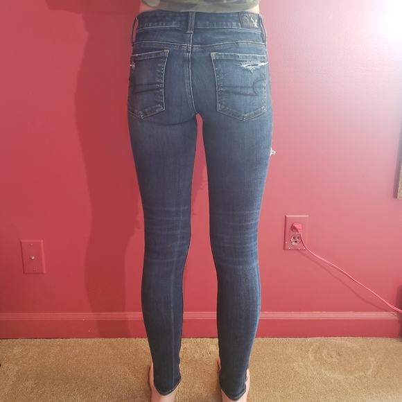 AEO 360° Super Stretch Distressed Jeggins - Picture 2 of 7
